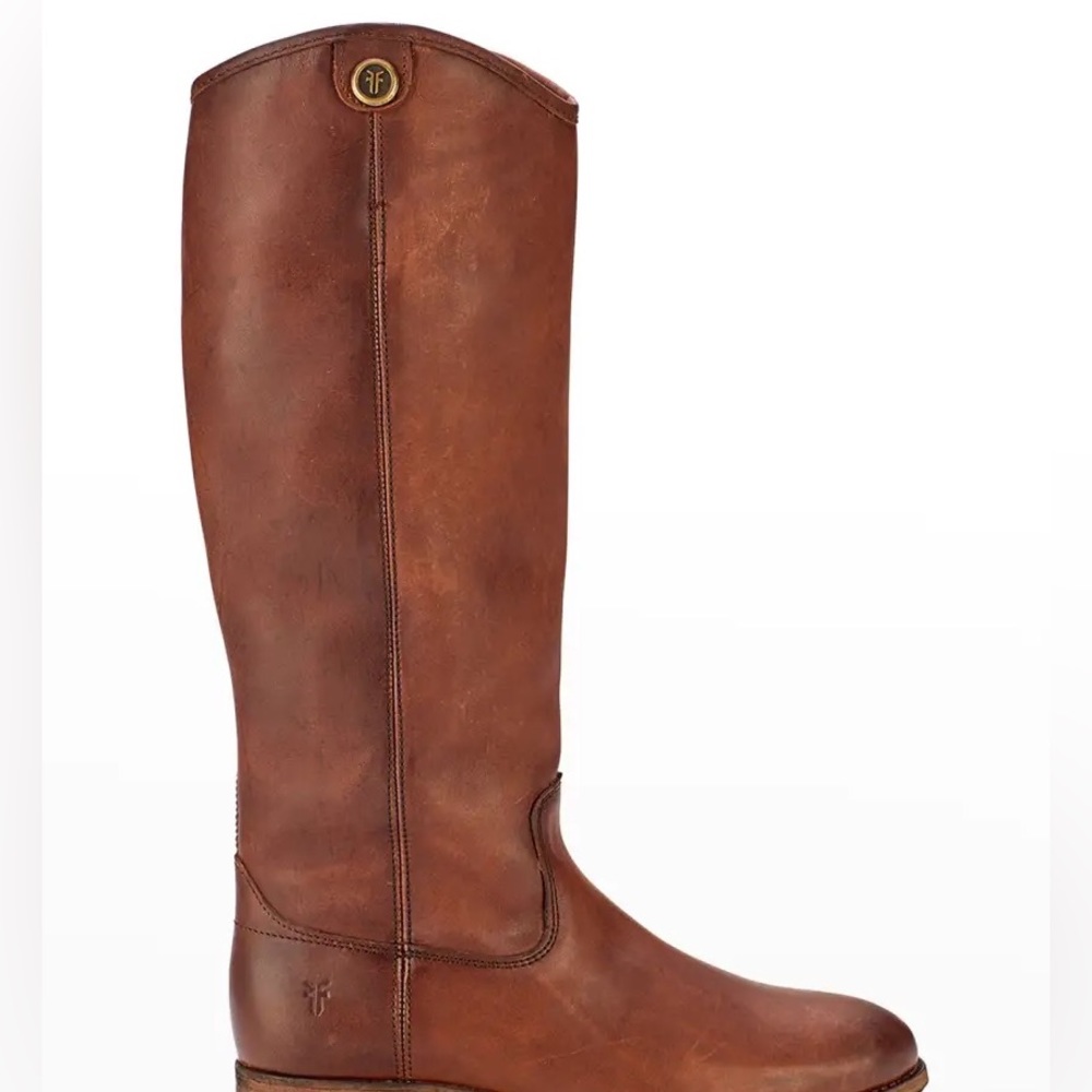 Frye Melissa Botton Boot cognac